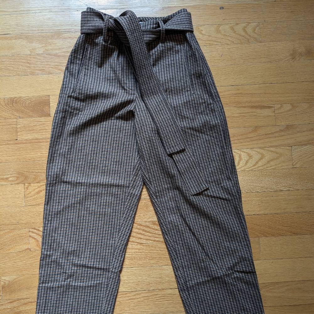 Wilfred Wool Plaid Pants